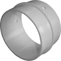 Upmann Innenverbinder KST DN 100 mm weiß - 66556