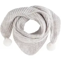 Babys Only Dreiecksschal Mit Pompon Cool Ecru - 3-8 Jahre