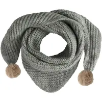 Babys Only Dreiecksschal Mit Pompon Cool Urban Green - 3-36 Monate