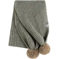 Babys Only Schal Mit Pompon Cool Urban Green - 3-8 Jahre