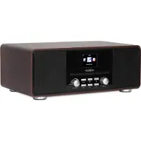 Reflexion HRA19INT wood / Design Internet-Radiomit UKW/DAB+/DAB, Bluetooth, MP3/CD, AUX-IN