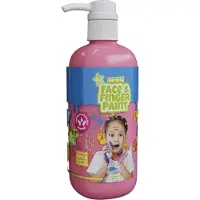 Usorteret Natürliche Gesichts- und Fingerfarbenflasche mit Pumpe – Rosa, 1 l
