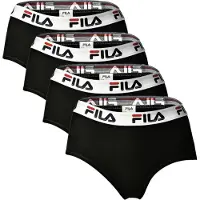 FILA Panty "Panty 4er Pack", Damen, Gr. S, schwarz, Obermaterial: 95% Baumwolle CO. 5% Elasthan EL., Unterhosen Panty