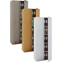 VCM Aktenschrank "Büroschrank Bücher Ordner Aktenschrank Vandol", braun (buche), B:70cm T:40cm, Obermaterial: 100% Holz Wood., Schränke, Aktenschrank