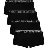 Bamboo Basics Damen Hipster IRIS, 4er Pack - Panty, atmungsaktiv, Single Jersey