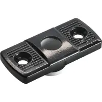 Fuhr Stangenführung 57369 für Rundstange 10 mm schwarz