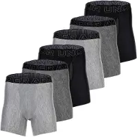 Under Armour Herren Boxershorts, 6er Pack - Performance Tech Boxer Briefs Solid 6 in, Stretch, einfarbig