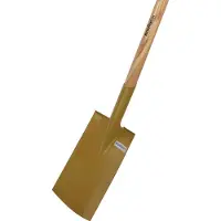 Sonneck Gartenspaten Gold mit Tritt und T-Stiel Grösse 280 x 180 mm