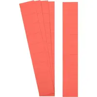 Ultradex Steckkarten für Stecktafeln Planrecord, beschreibbar, B 50 x H 32 mm, Karton, rot, 90 Stück