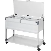 Durable Hängemappenwagen System File Trolley 100 Multi Top, grau
