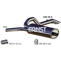 ERNST Endschalldämpfer 048088 für OPEL GENERAL MOTORS RENAULT