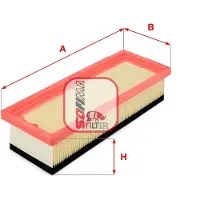 Sofima Luftfilter FORD,FIAT,ALFA ROMEO S 3301 A 55192012,1542777,1706917 Motorluftfilter,Filter für Luft 9S519601A1A