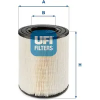 Ufi Luftfilter 27.A72.00