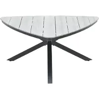 Gardissimo ARMATI Nonwood Alu-Gartentisch Gartenmöbel 170cm ( Triangel ) anthrazit / anthrazit
