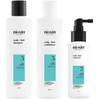 Nioxin Scalp and Hair Thickening System 3 for Coloured Dry and Damaged Hair with Light Thinning Loyalty Kit