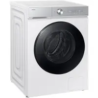 Samsung 11+6 kg WD5000D Waschtrockner, /A (-10%) mit AI Ecobubble und AI Energy Mode, Frontlader, Freistehend, Weiß, Links, Schwarz, Schwarz