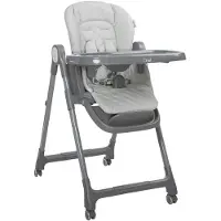 Lorelli Kinderhochstuhl Chef 3 in 1 klappbar Kinderstuhl Booster-Sitz Fußstütze grau