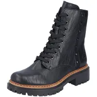 Rieker kort veterlaarsje 72647-00 Black