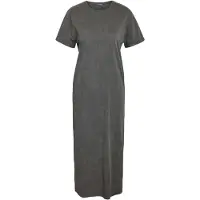 Noisy May Brandy Kurzarm Langes Kleid