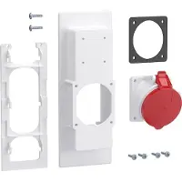 Hager Steckdosenflansch universZ 1xCEE-Steckdose 32A