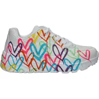 SKECHERS Jgoldcrown: Uno Lite Sneakers Laag - Wit - Maat 39