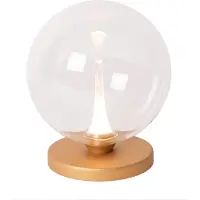 Lucide Design LED-Tischlampe Gisela klar – 1x Ø 16 cm