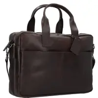 Burkely Vintage Jesse Workbag 7980 in Dark Brown (13.1 Liter), Aktentasche