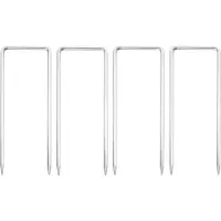 Mendler 4er-Set Fixiernagel für Trampolin MCW-B34, Erdnagel Hering Erdspieß für Gartentrampolin Minitrampolin