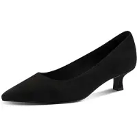 Marco Tozzi Damen Pumps elegant mit spitzer Form und Queenie Absatz 2-22301-44, Größe:36 EU, Farbe:Schwarz