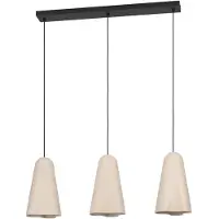 Stars of Light Hängelampe Tolleric, 3-flammige Pendelleuchte über Esstisch, Esszimmerlampe, Hängeleuchte mit E27, L 150 cm