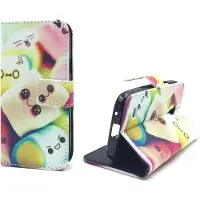 König Design Schutz Handy Hülle für Samsung Galaxy S4 Mini Case Cover Tasche Wallet Etui Neu