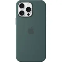 Apple Original iPhone 16 Pro Max Hülle - Silikon - Backcover/Soft Case - Grün