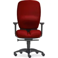 Sitwell Büro-Drehstuhl Mister Office mit Armlehnen Polyamid-Fußkreuz rot