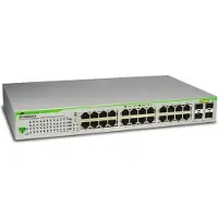 Allied Telesis AT GS950/24 WebSmart Switch - Switch - managed - 24 x 10/100/1000 + 2 x GBIC - Desktop