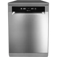 Bauknecht B0U D641A X, Unterbau, Standardgröße (60 cm), Edelstahl, 1,3 m, 2 Korb/Körbe, Edelstahl