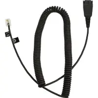 Jabra Kabelunterteil QD auf RJ10 (Siemens, Snom, 2m, spiral)
