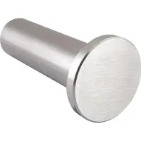 Technik Team Mantelhaken Divanno ø 22 mm, Tiefe 50 mm, Edelstahl gebürstet