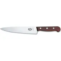Victorinox Wood, Tranchiermesser, 19cm, Wellenschliff, mod. Ahorn