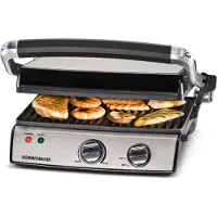 Rommelsbacher Kontaktgrill KG 2020 | silber/schwarz