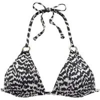 LASCANA Triangel-Bikini-Top "Clara" mit goldfarbenen Ringen