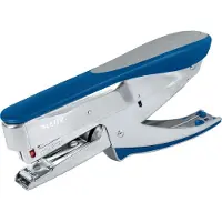 Leitz Heftzange 5548, für Heftklammern Typ 24/6 & 26/6, Ladekapazität 50 Klammern, blau