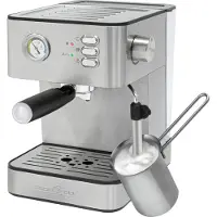 ProfiCook Espressoautomat PC-ES 1209 Edelstahlgehäuse, 20 bar