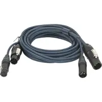 DAP FP-13 Hybrid Cable - powerCON TRUE1 & 3-pin XLR - DMX / Power 3 m