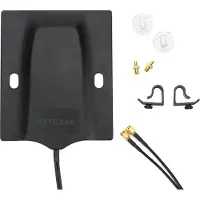 Netgear 6000451, 2,5 dBi, 1710-5925 MHz, Schwarz, 100 m, MR1100, MR5200, MR6500, MR6110, LM1200, and other devices with TS-9 or SMA connectors., 160 mm