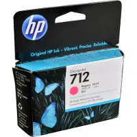 HP 712 Magenta DesignJet Druckerpatrone, 29 ml, DesignJet T210, T230, T250, T630, T650 Druckerserie, Thermal Inkjet, Magenta, Singapur, Malaysia, 114 mm, 25 mm