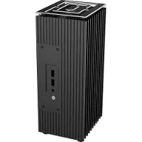 Akasa Turing WS, Small Form Factor (SFF), PC, Schwarz, UCFF, Aluminium, Heimbüro