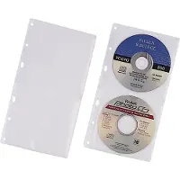 Durable CD/DVD COVER S abheftbar 5 St., 520319 transparent