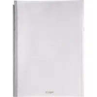 Sigel Sichthülle Flex A4 mit Zip-Verschluss, Grau