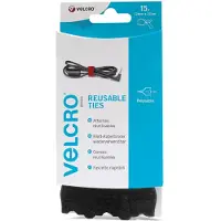 Velcro Velcrokabelbinder til samling VELCRO brand VEL-EC60466 Sort 15 stk