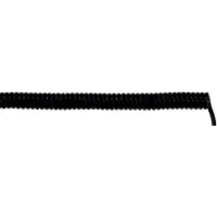 Lapp 73220258 Spiralkabel UNITRONIC SPIRAL 1200 mm / 1600 mm 5 x 0.25 mm² Schwarz 1 St